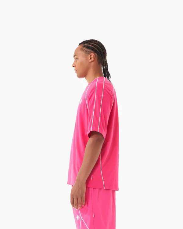 TRACK TEE PINK - T-Shirts - streetwear Avenue Wear