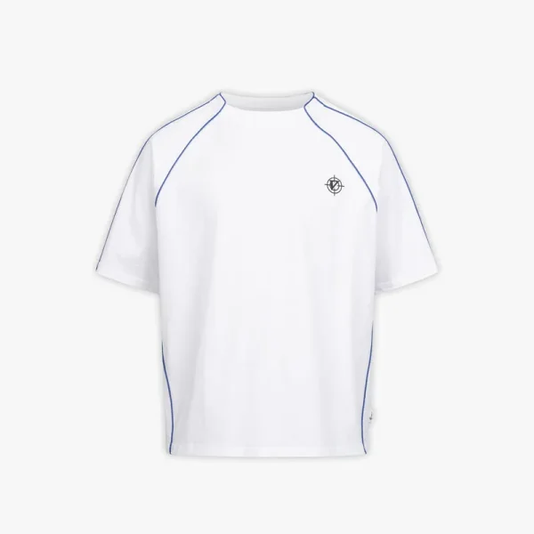 Track tee white - Avenue Wear