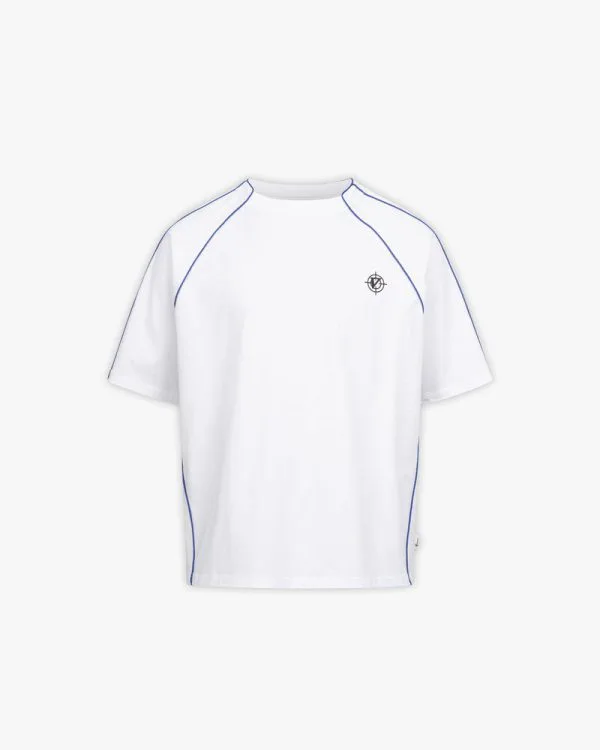 Track tee white - Avenue Wear
