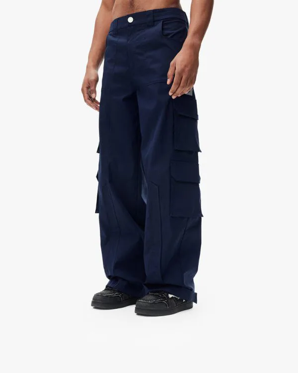 TRAIL CARGO NAVY - Pantalons & Jorts - streetwear Avenue Wear