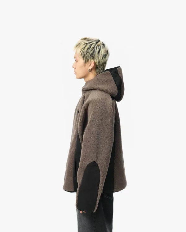 TRAIL FLEECE JACKET BROWN - Vestes - streetwear Avenue Wear