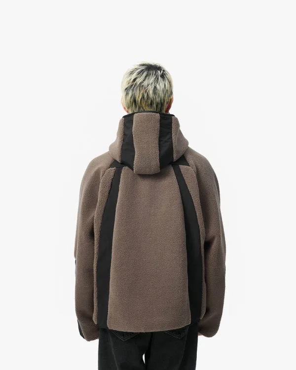 TRAIL FLEECE JACKET BROWN - Vestes - streetwear Avenue Wear