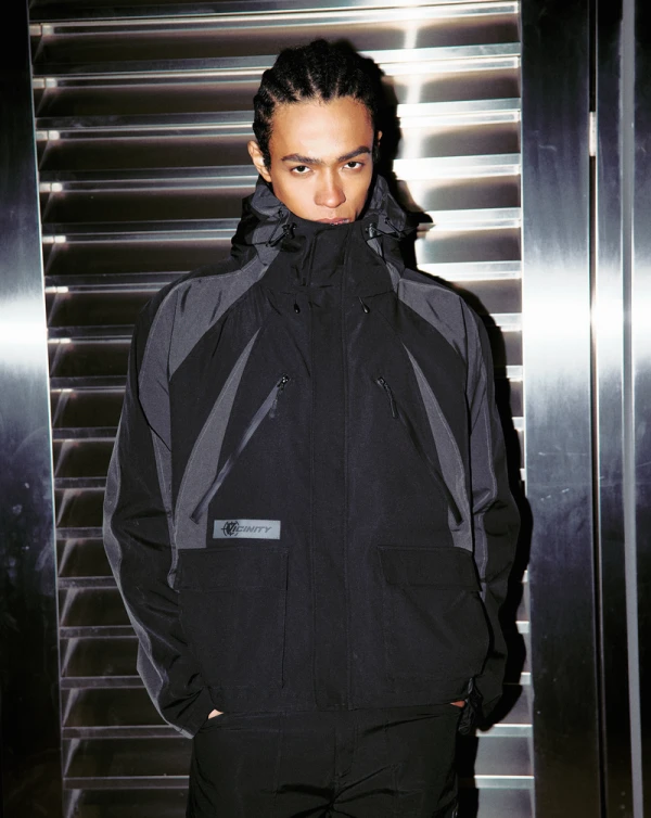 TRAIL WINDBREAKER BLACK - Vestes - streetwear Avenue Wear