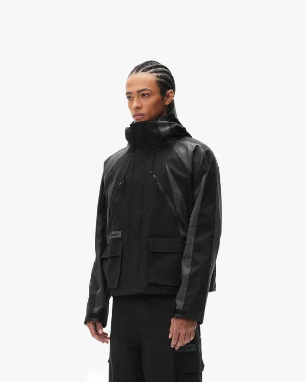 TRAIL WINDBREAKER BLACK - Vestes - streetwear Avenue Wear
