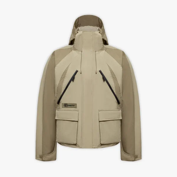 Trail windbreaker brown - Avenue Wear