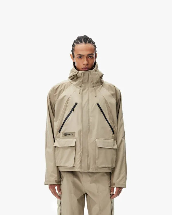 TRAIL WINDBREAKER BROWN - Vestes - streetwear Avenue Wear