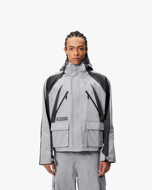 TRAIL WINDBREAKER GREY - Vestes - streetwear Avenue Wear