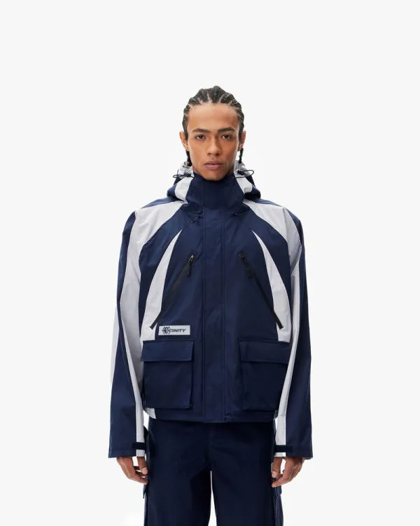 TRAIL WINDBREAKER NAVY - Vestes - streetwear Avenue Wear