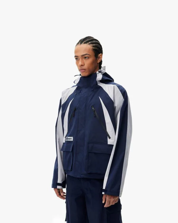 TRAIL WINDBREAKER NAVY - Vestes - streetwear Avenue Wear