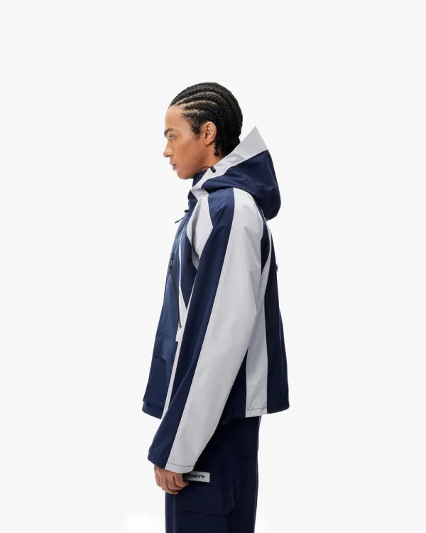 TRAIL WINDBREAKER NAVY - Vestes - streetwear Avenue Wear