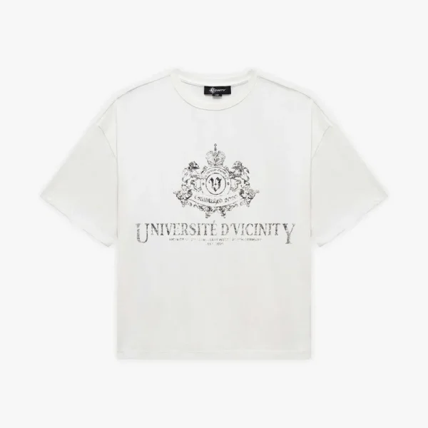 Universite d tee white - Avenue Wear