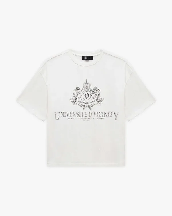 Universite d tee white - Avenue Wear