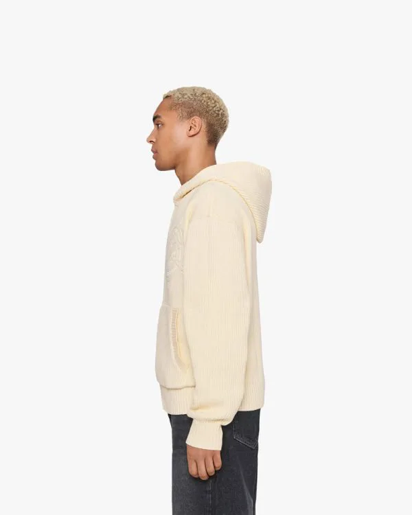 Avenue KNIT ZIP HOODIE BEIGE - Sweats & Hoodies - streetwear Avenue Wear
