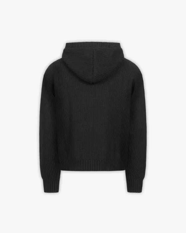 Avenue KNIT ZIP HOODIE BLACK - Sweats & Hoodies - streetwear Avenue Wear