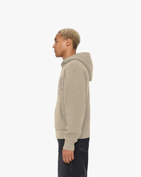 Avenue KNIT ZIP HOODIE DUNE - Sweats & Hoodies - streetwear Avenue Wear