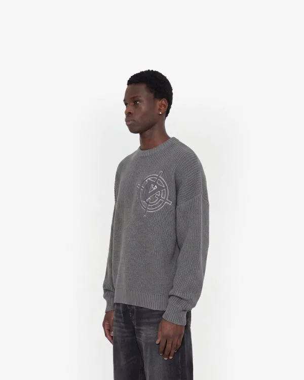 Avenue KNITWEAR DARK GREY - Sweats & Hoodies - streetwear Avenue Wear