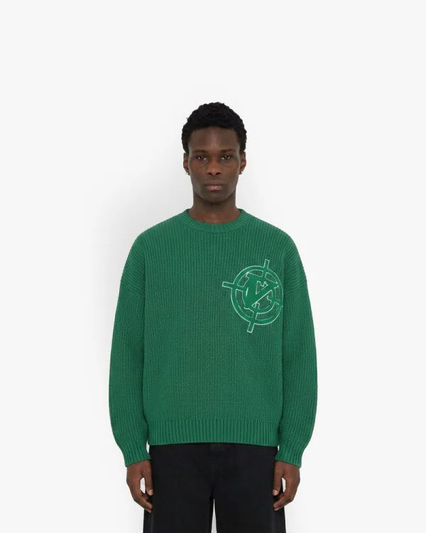 Avenue KNITWEAR GREEN - Sweats & Hoodies - streetwear Avenue Wear