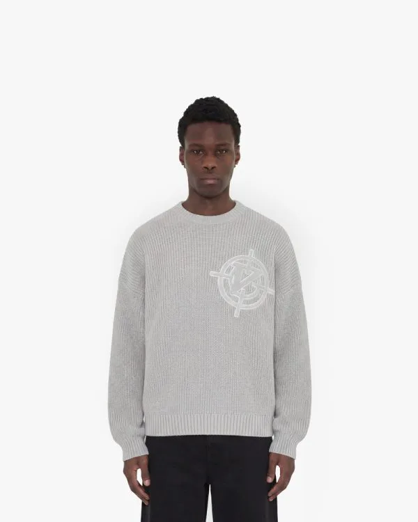 Avenue KNITWEAR LIGHT GREY - Sweats & Hoodies - streetwear Avenue Wear
