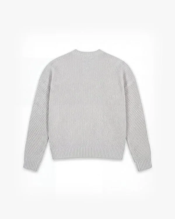 Avenue KNITWEAR LIGHT GREY - Sweats & Hoodies - streetwear Avenue Wear