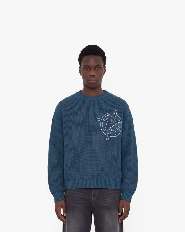 Avenue KNITWEAR MIDNIGHT BLUE - Sweats & Hoodies - streetwear Avenue Wear