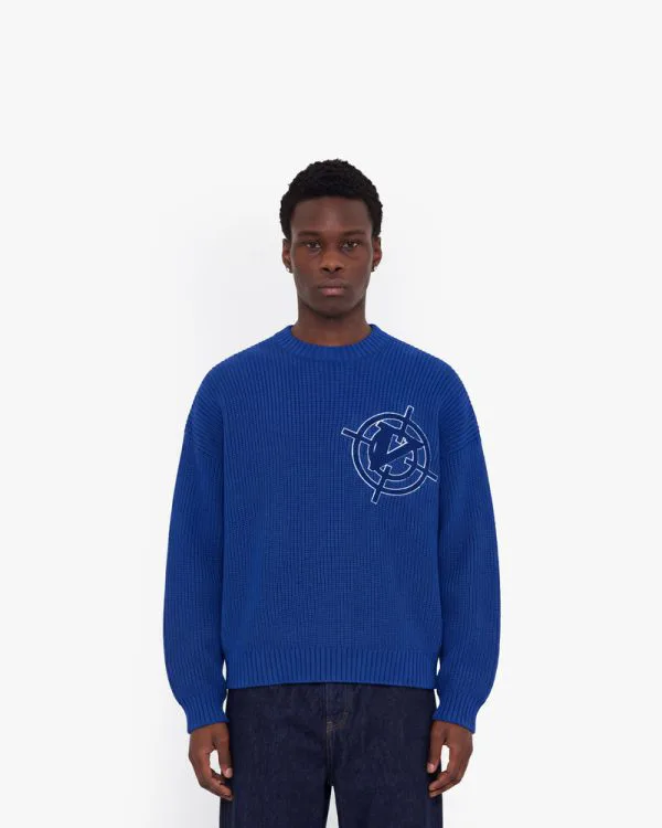Avenue KNITWEAR ROYAL BLUE - Sweats & Hoodies - streetwear Avenue Wear