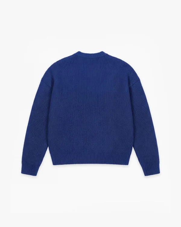 Avenue KNITWEAR ROYAL BLUE - Sweats & Hoodies - streetwear Avenue Wear
