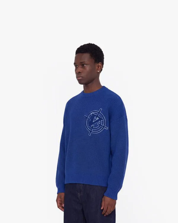 Avenue KNITWEAR ROYAL BLUE - Sweats & Hoodies - streetwear Avenue Wear