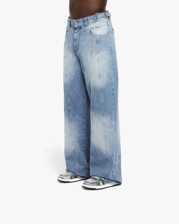 Avenue LIGHT BLUE DENIM - Pantalons & Jorts - streetwear Avenue Wear
