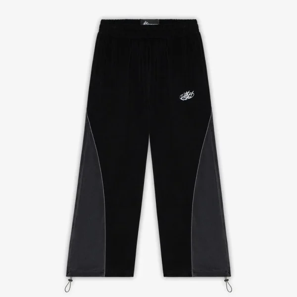Velours track pants black - Avenue Wear
