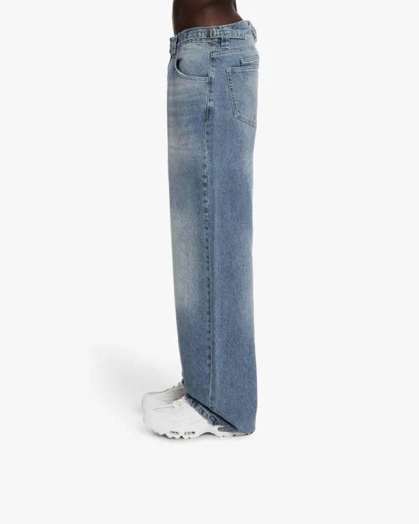 VINTAGE BLUE DENIM - Pantalons & Jorts - streetwear Avenue Wear