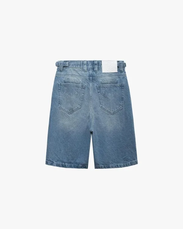 VINTAGE BLUE DENIM JORTS - Pantalons & Jorts - streetwear Avenue Wear