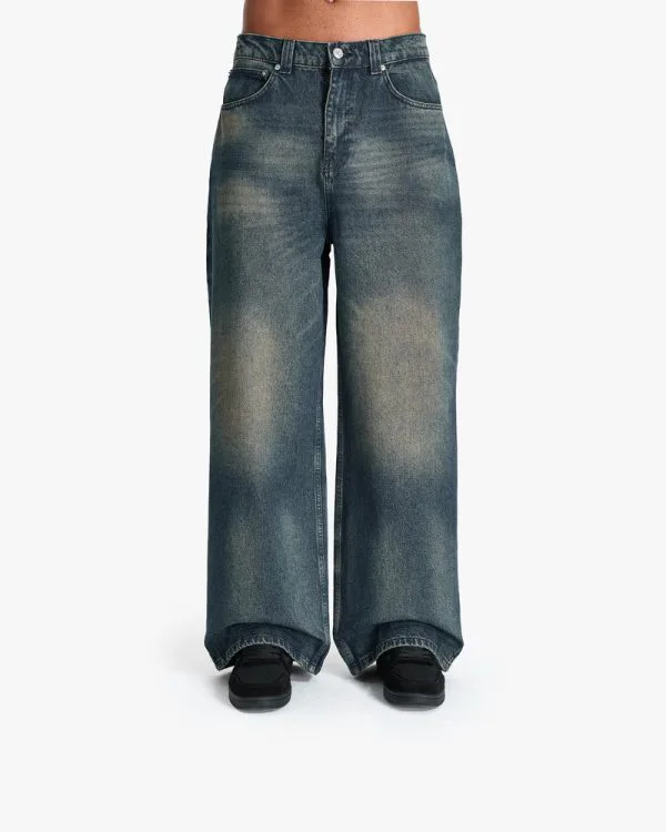 VOLUME DENIM TERRA - Pantalons & Jorts - streetwear Avenue Wear