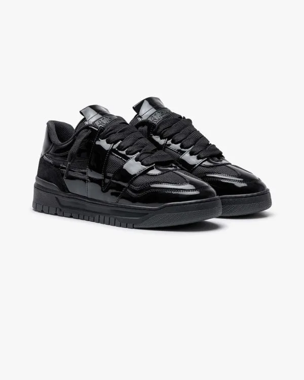 VORTEX "GLOSSY BLACK" - Sneakers & Slides - streetwear Avenue Wear