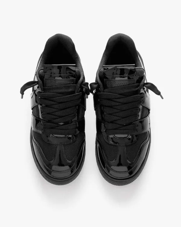 VORTEX "GLOSSY BLACK" - Sneakers & Slides - streetwear Avenue Wear