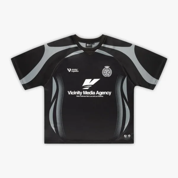 Wave jersey black - Avenue Wear