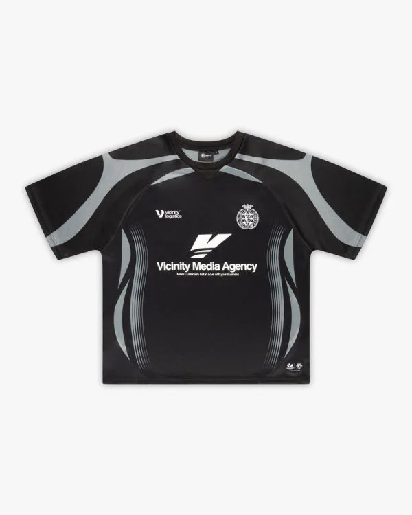 Wave jersey black - Avenue Wear