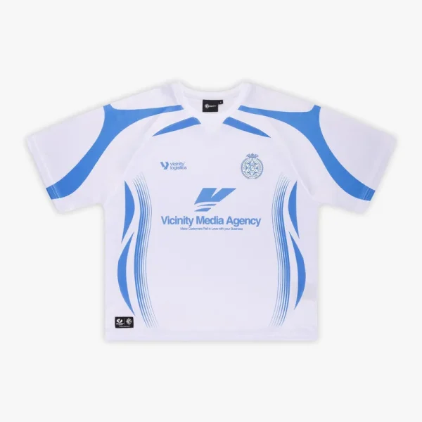 Wave jersey white - Avenue Wear