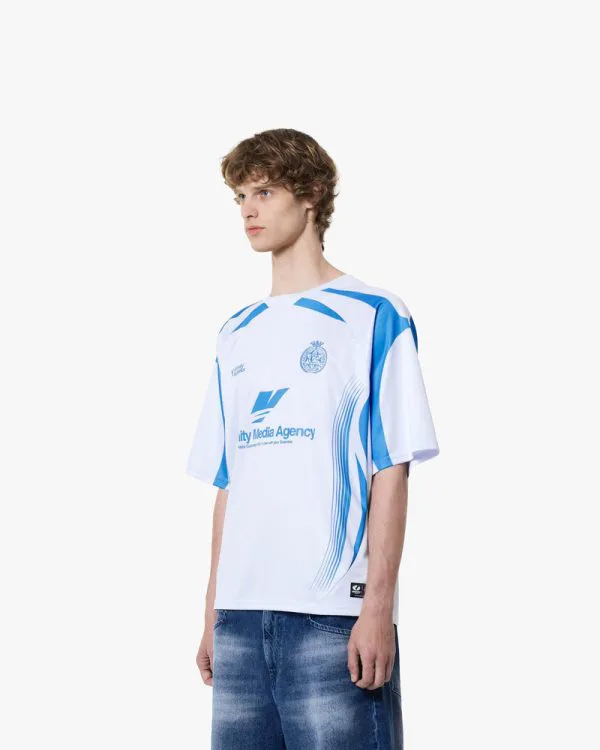 WAVE JERSEY WHITE - Jerseys - streetwear Avenue Wear