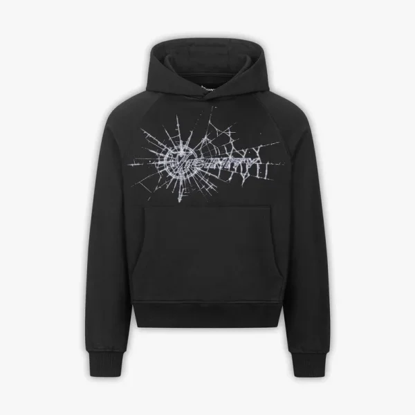 Web logo hoodie black - Avenue Wear