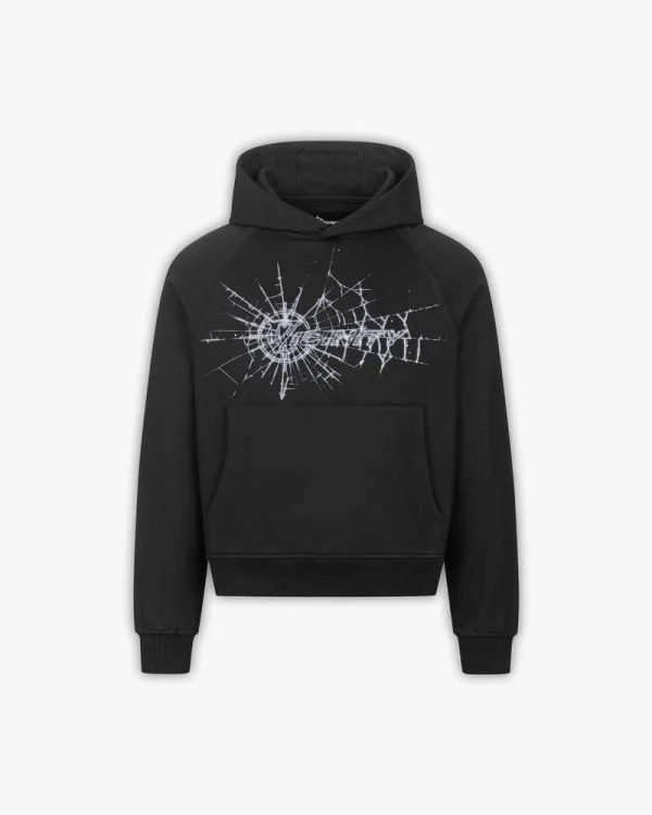 Web logo hoodie black - Avenue Wear