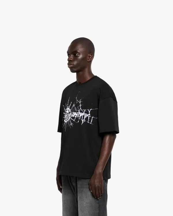 WEB LOGO TEE BLACK - T-Shirts - streetwear Avenue Wear