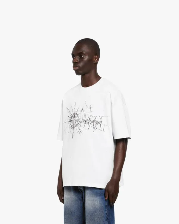 WEB LOGO TEE WHITE - T-Shirts - streetwear Avenue Wear