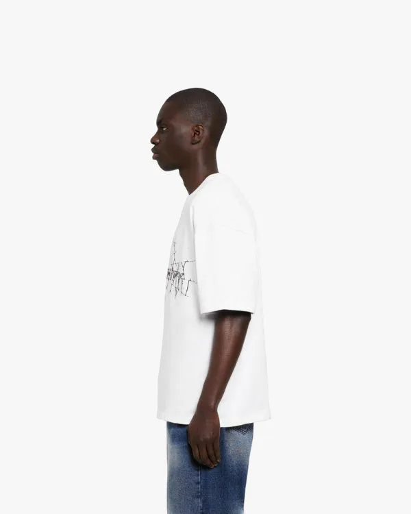 WEB LOGO TEE WHITE - T-Shirts - streetwear Avenue Wear