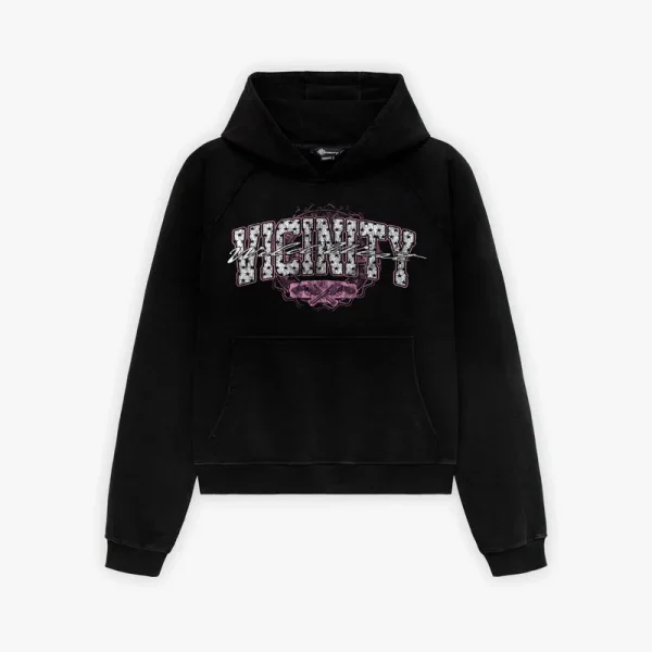 Western hoodie black - Avenue Wear