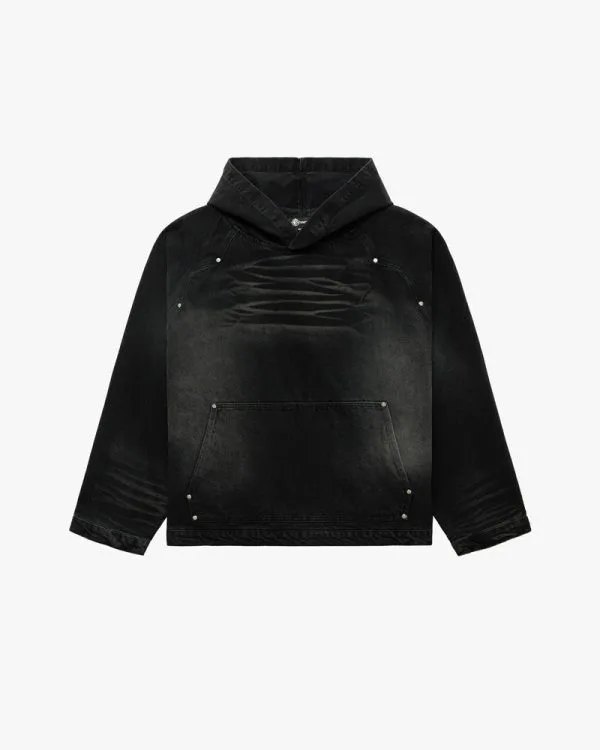 Wild south denim hoodie coal - Avenue Wear