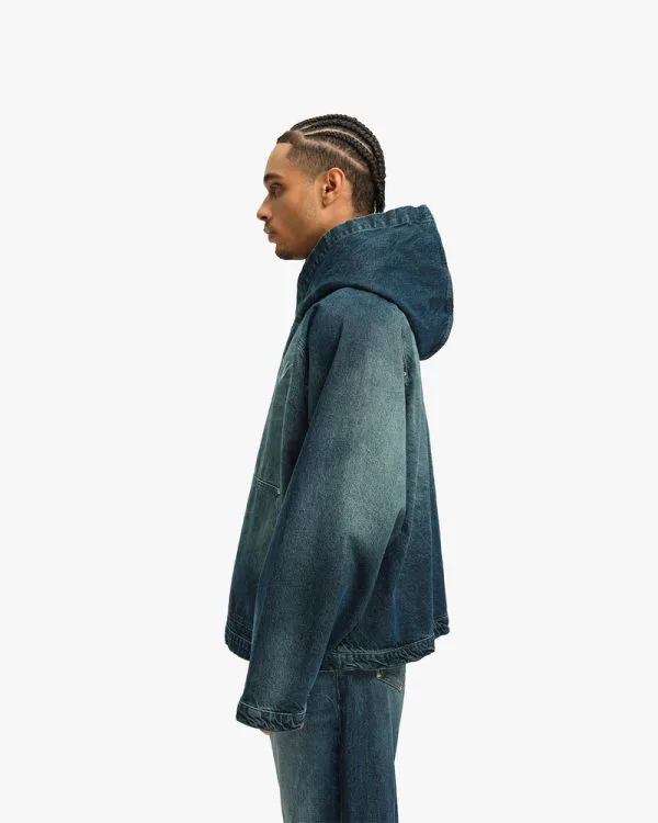 WILD SOUTH DENIM HOODIE LAKE - Pantalons & Jorts - streetwear Avenue Wear