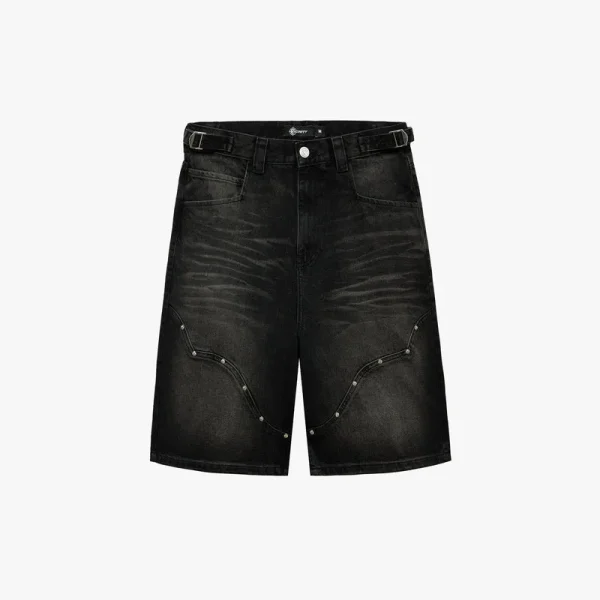 Wild south denim jorts coal - Avenue Wear