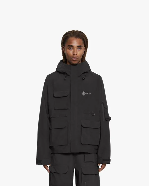 WINDBREAKER BLACK - Vestes - streetwear Avenue Wear