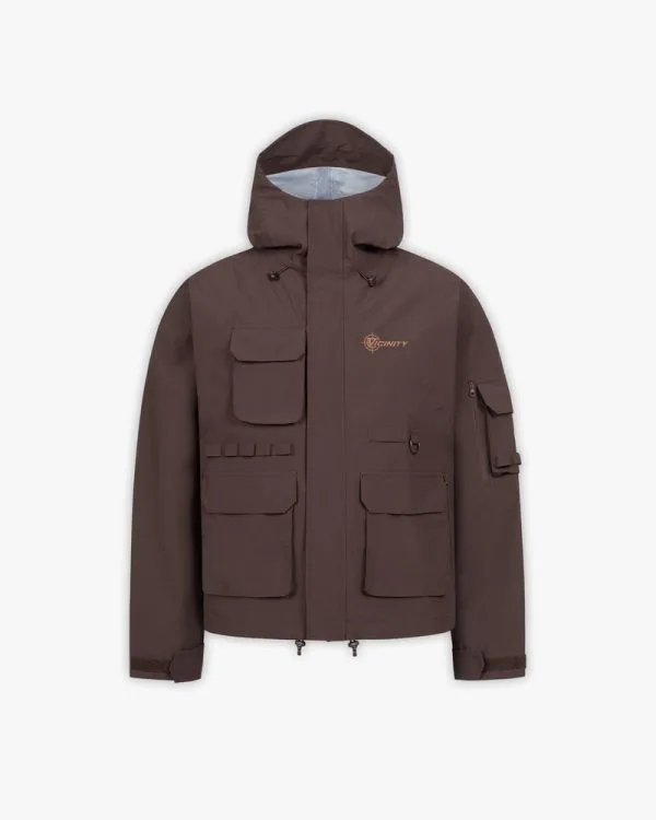 Windbreaker brown - Avenue Wear