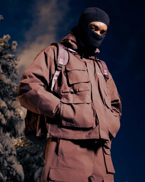 WINDBREAKER BROWN - Vestes - streetwear Avenue Wear